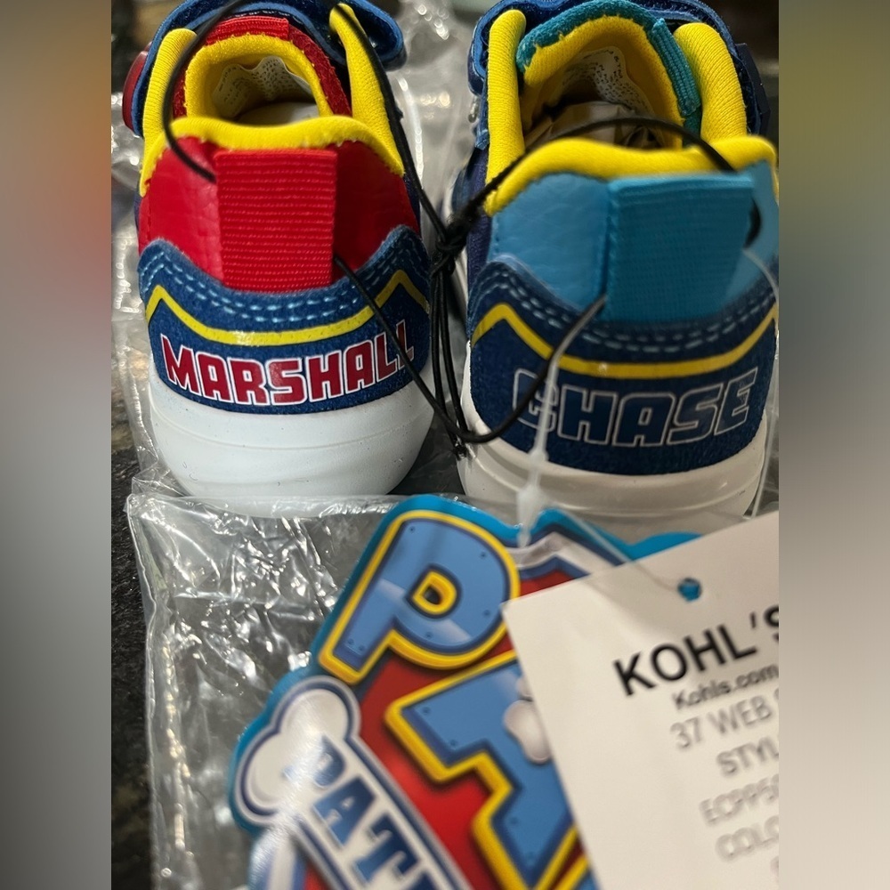 Paw Patrol Toddler Sneakers, size 7, new! - Picture 3 of 6
